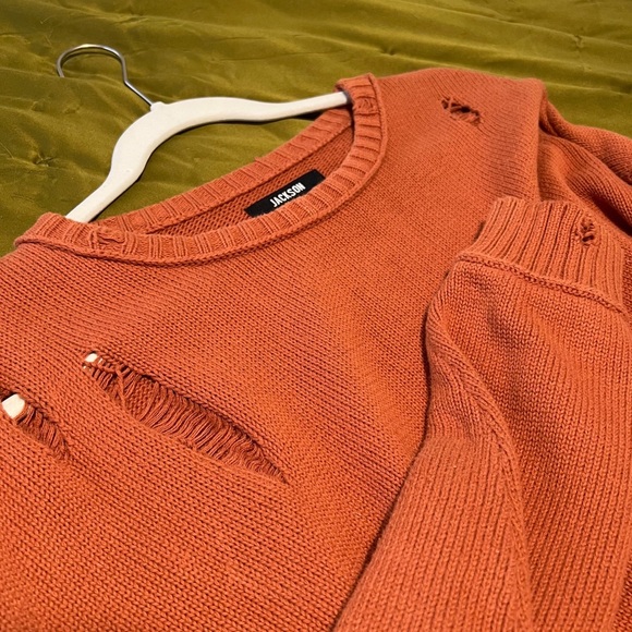 Jackson Distressed Knit Sweater - Picture 3 of 3